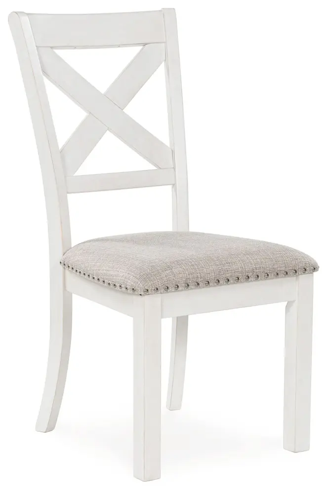 Robbinsdale - Dining Upholstered Side Chair (Set 2) - Antique Snow