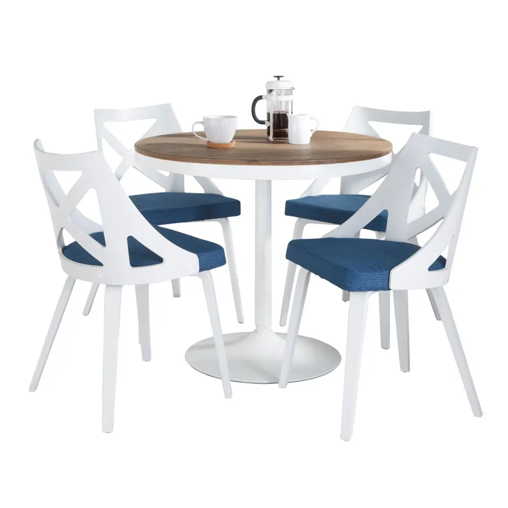 Dakota Charlotte - 5 Piece Contemporary Design Dining Place