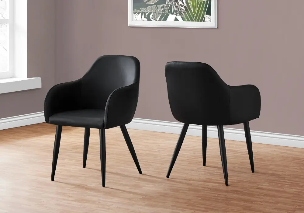 Dining Chair Side, Upholstered Dining Room, Contemporary & Modern place 2) | Rust-Resistant Finish