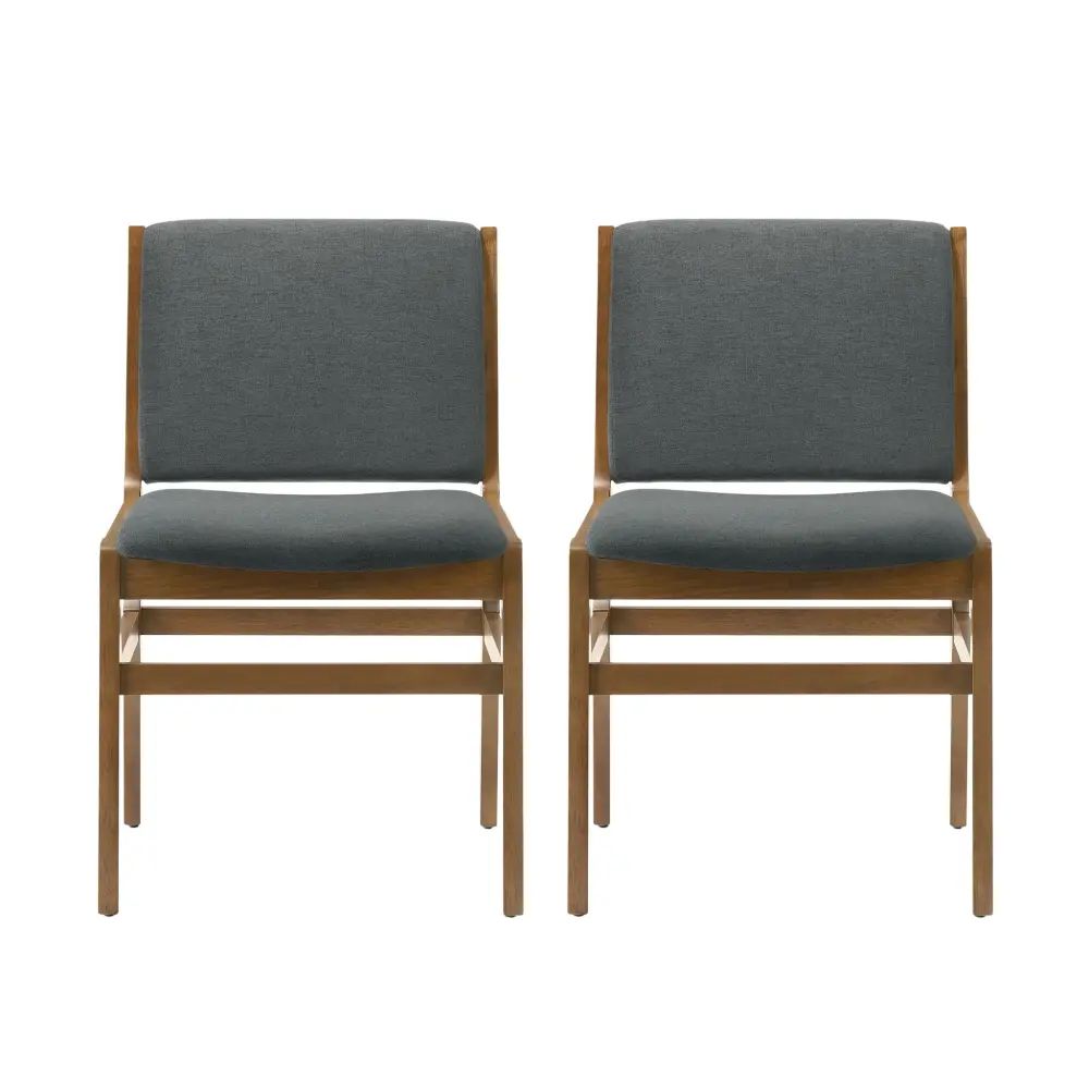 Drop-Leaf Contemporary Dining Chair Place Upholstered Fabric Rubberwood Frame