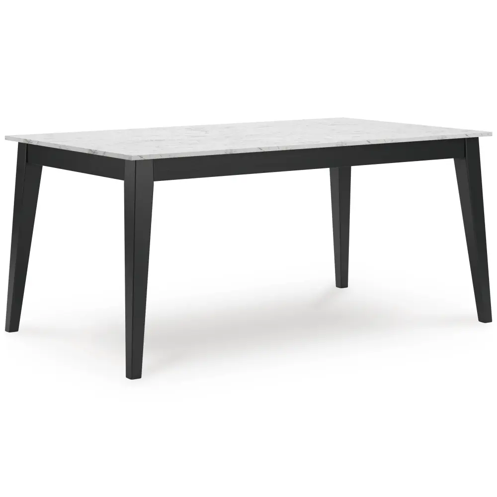 Diamond Modern Furniture Exclusive Design Jettaya Dining Table Faux Marble Top D494-25