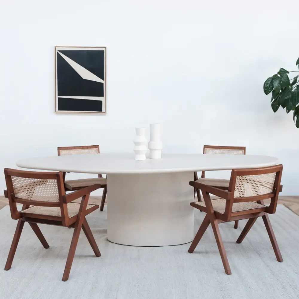 Organic dining table - Reims - StoneSkin - 250 cm