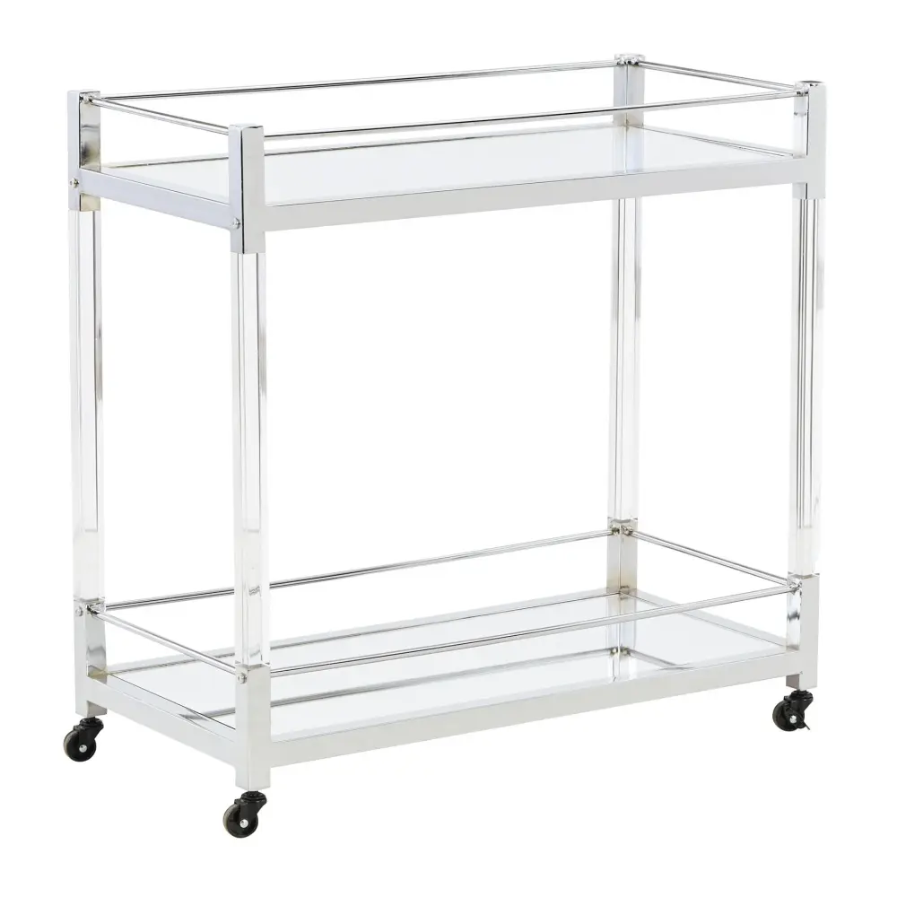 Diamond Modern Furniture Privileged Design Kitchen Islands and Carts Carts A4000501 Easy Assembly