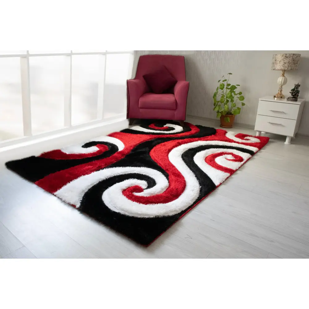 Diamond Modern Furniture NV Rugs Rectangle 3D555-RED-57