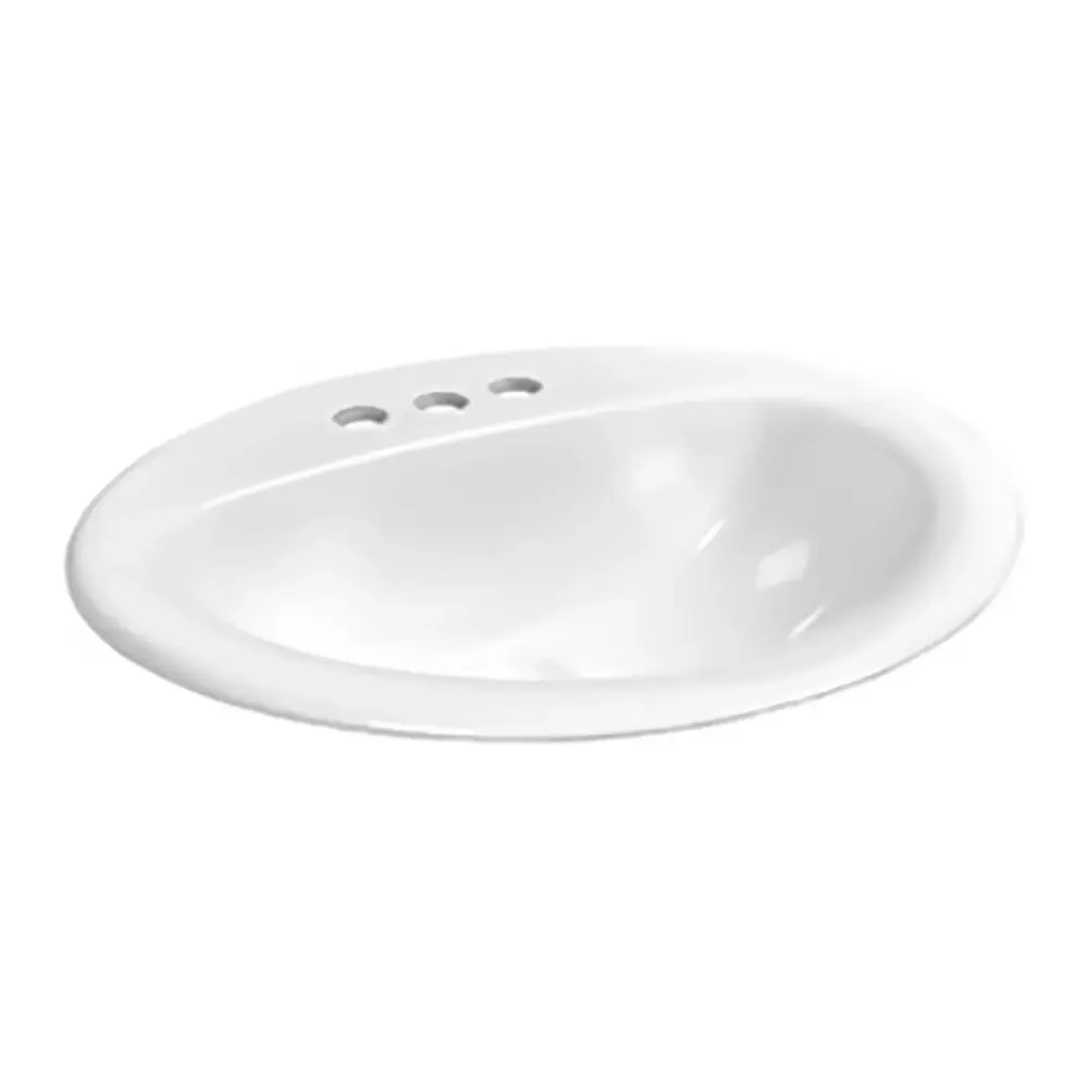 Oval Drop- Sink, 20-1/8'' 17-1/2'' x 8-1/8''