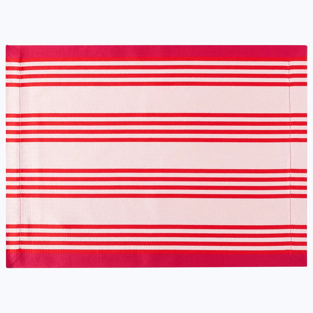 Cherry Red Kutnu Placemat
