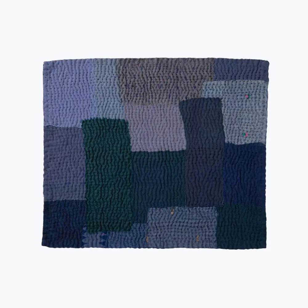 Navy Landscape Hand-finished Placemat Formal Dining