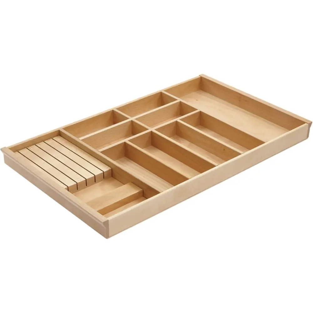 nobilia wooden cutlery insert beech knife block BE-M60H 60 cm