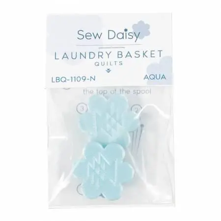 Premium Fabric Sew Daisy Laundry Basket Quilts Spool Caps Various Colors