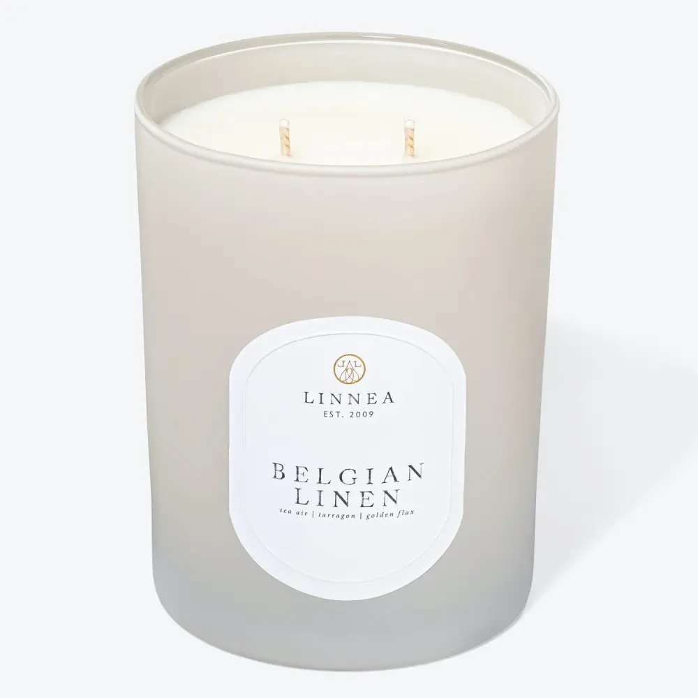 Belgian Flax Candle