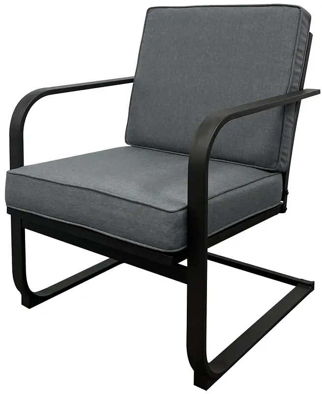 Seasonal Trends H22SK0490 Venice Spring Chair, 25 W, 28.35 D, 32.87 H, Olefin Fabric Seat, Hardened Frame