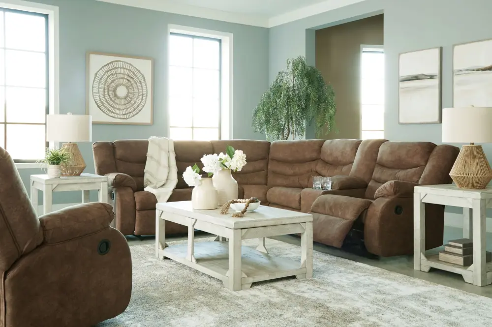 Partymate - Reclining Living Room Adjust Top-Grain Leather