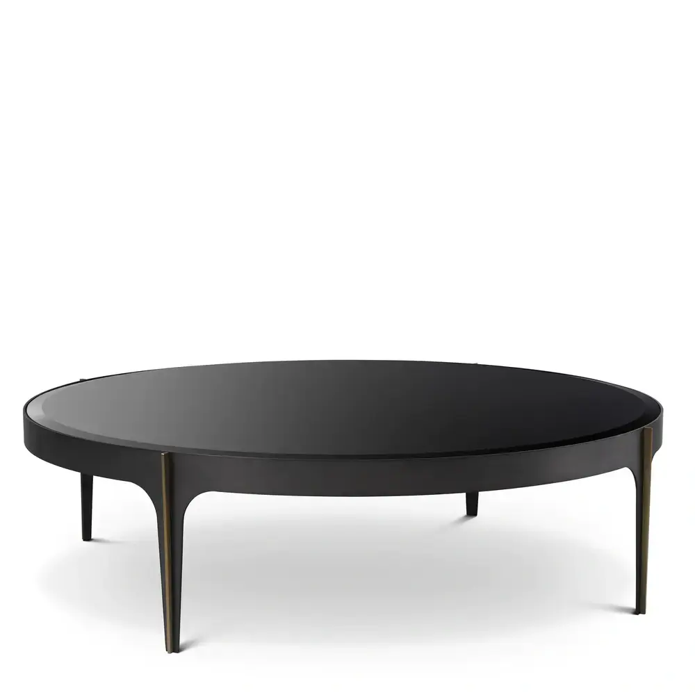 Artemisa Round Coffee Table - Rustic gold Finish