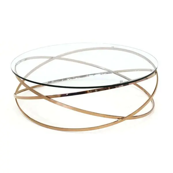 Bistro Round Coffee Table - Amber