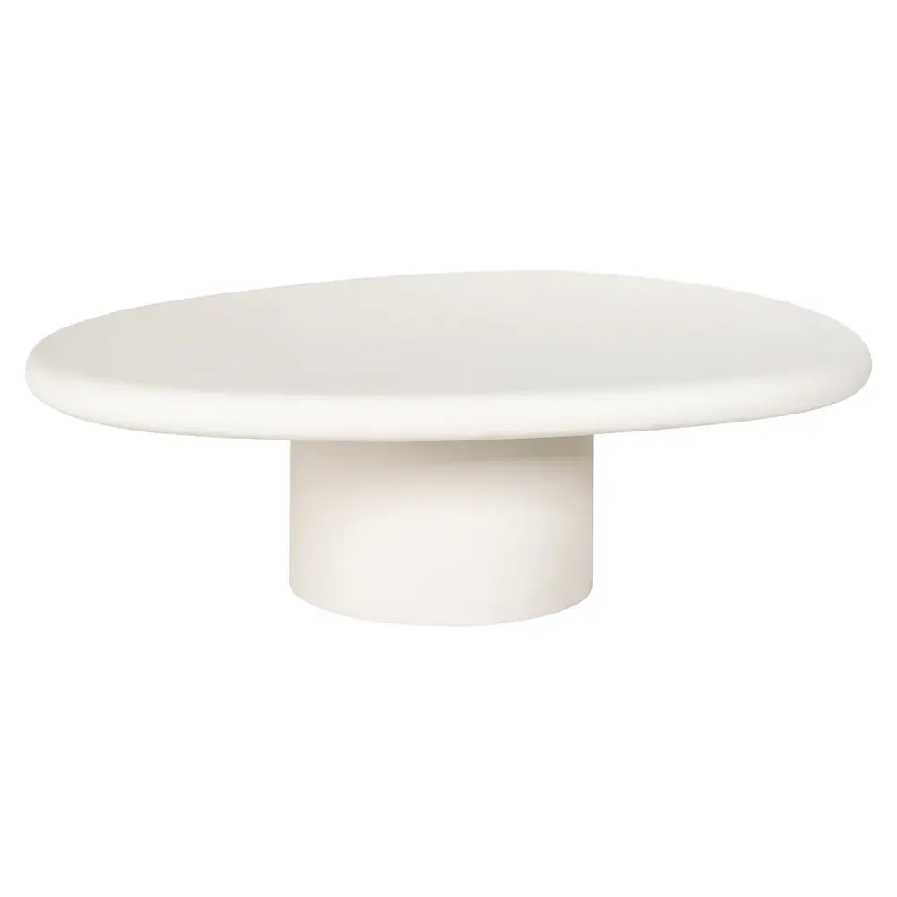 Bloomstone 1 Leg Oval Coffee Table