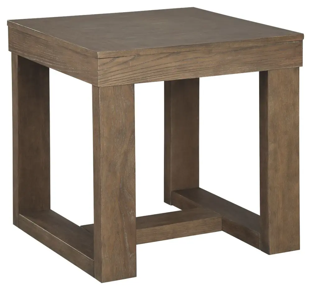 Cariton - Square End Table - Graphite