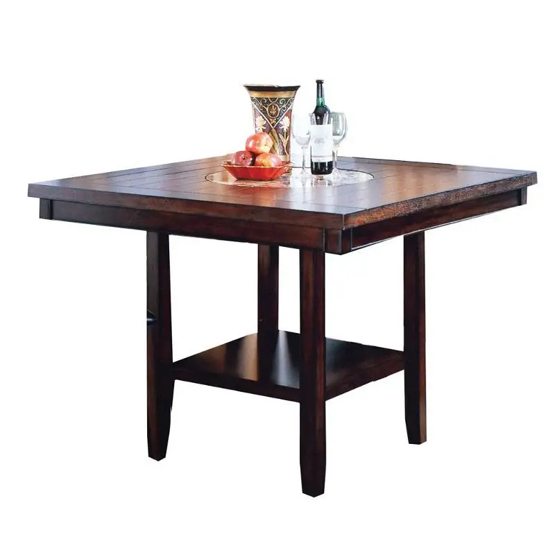 Diamond Modern Furniture CM Square Fulton Counter Height Dining Table Pedestal Base 2727T-4848-V