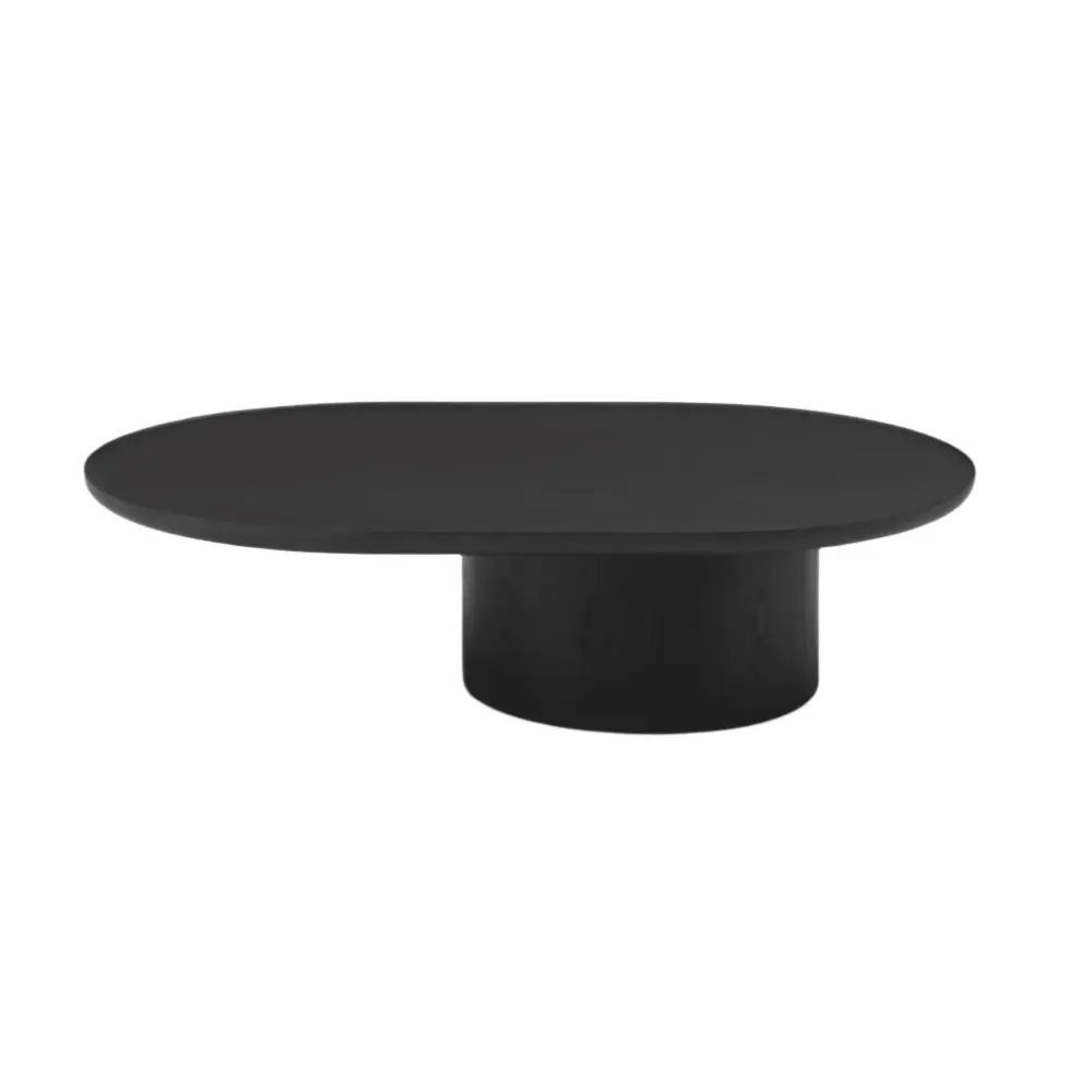 Flexi Oval Coffee Table - Smoke Oak