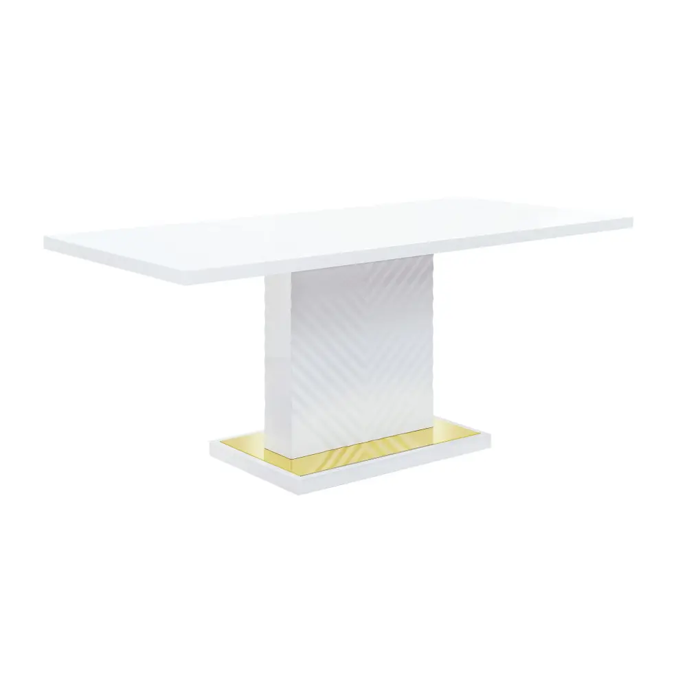 Gaines - High Gloss Dining Table Pedestal Base