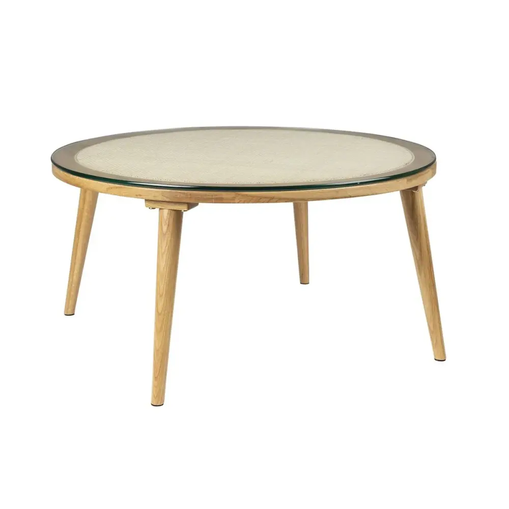 Haru Round Coffee Table - Oak