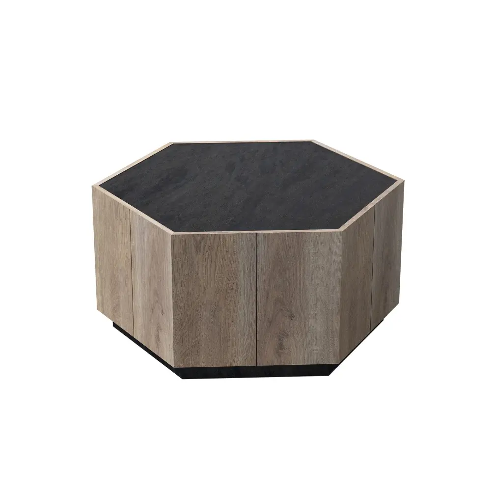 Hexagonal Rural Style Garden Nostalgic Living Room Table Drawer