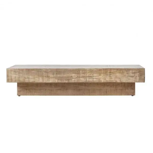 Iowa Wood Rectangular Coffee Table