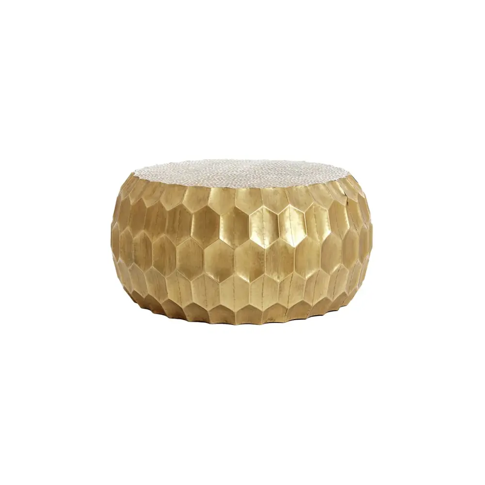 Kalan Round Coffee Table - Antique Aurum