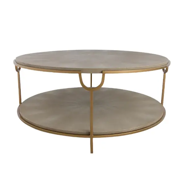 Katia Round Coffee Table - Cream