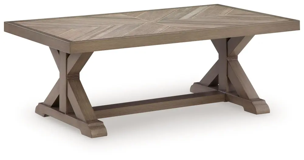 Laguna Heights - Rectangular Cocktail Table - Sand