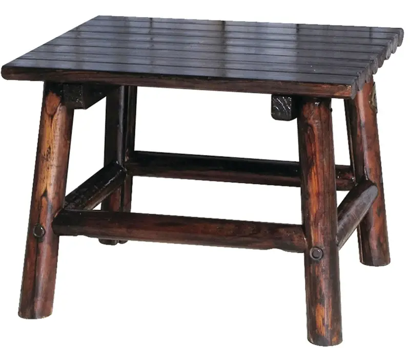 Leigh Country TX 93723 End Table, 20 OAW, 18-1/2 OAD, 24 OAH, Rectangular, Wood Frame, Wood Benchtop