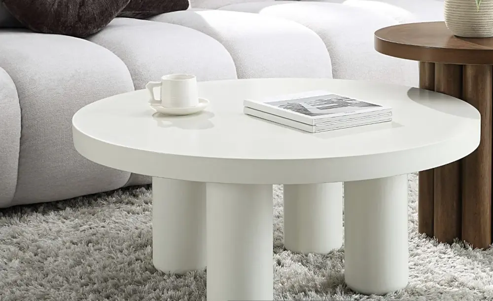 Loanna - Coffee Table - Chalk