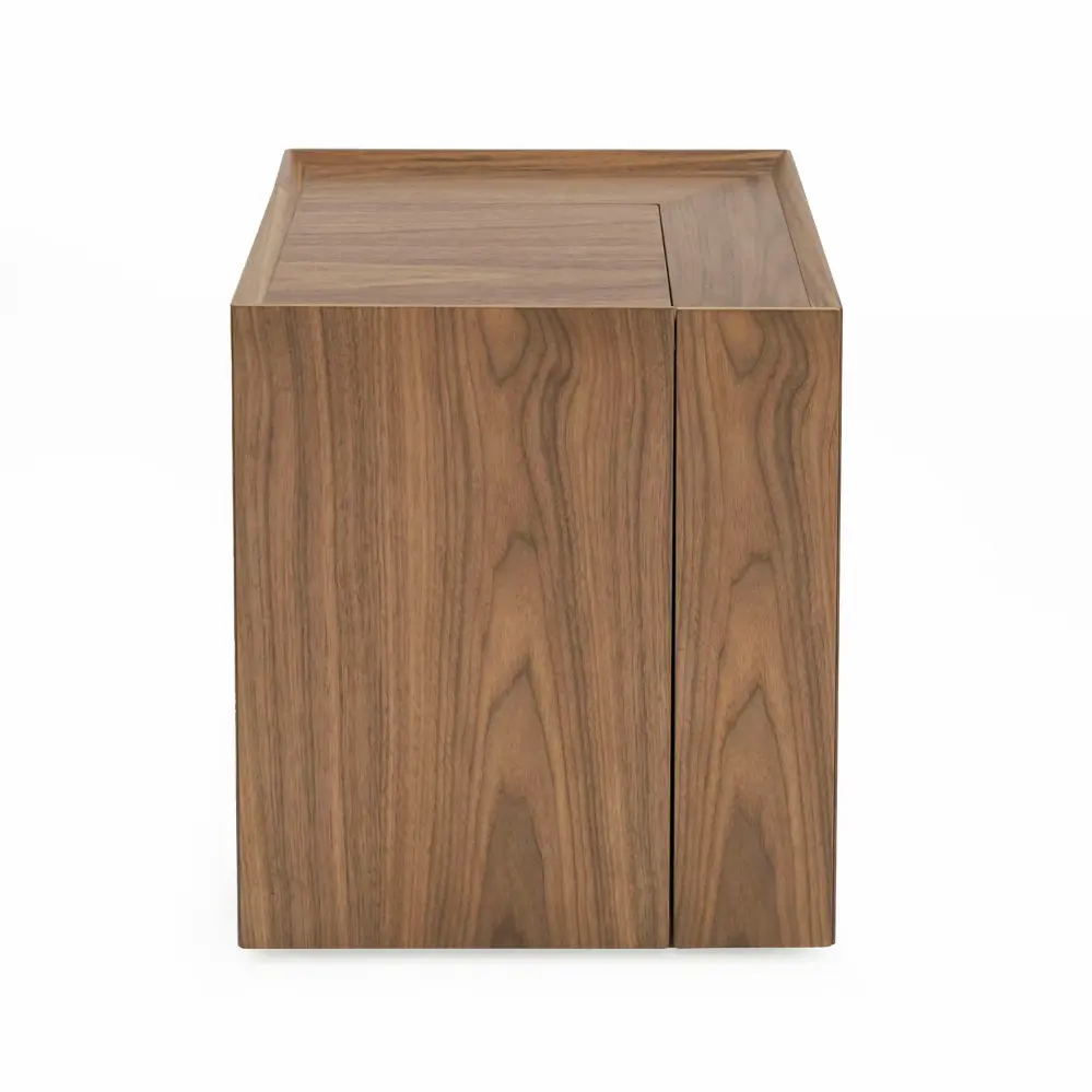 Modrest Delight - Contemporary Walnut End Table