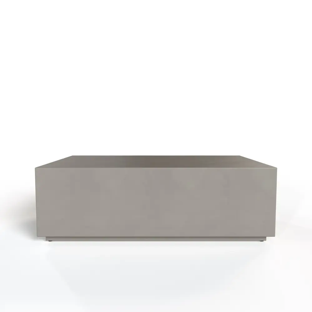 Modrest Fresno - Sleek Grey Concrete Coffee Table