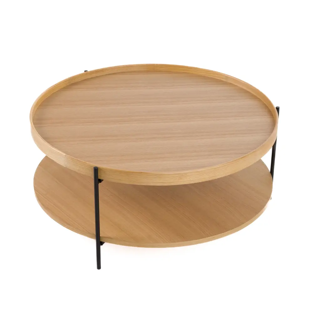 Modrest Savoy - Modern Natural Ash Spacious Coffee Table