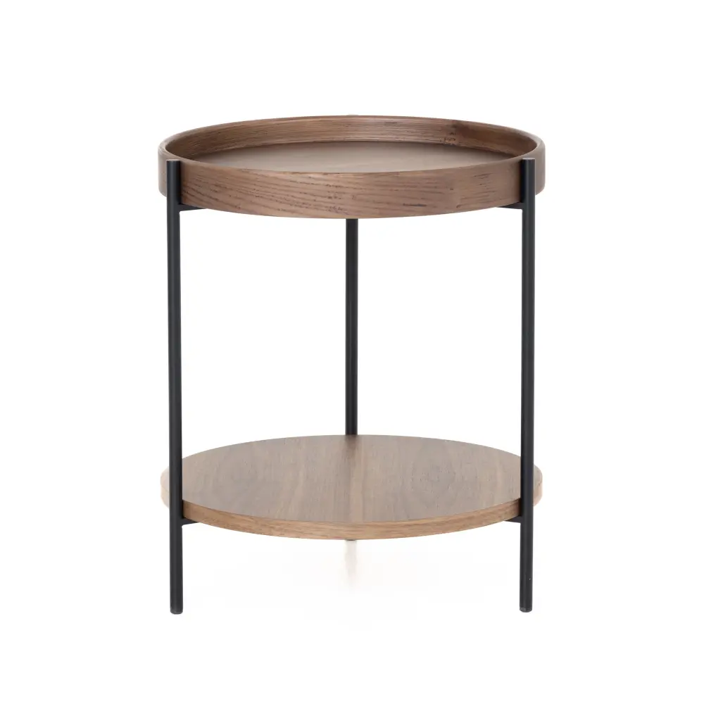 Modrest Savoy - Sleek Walnut End Table