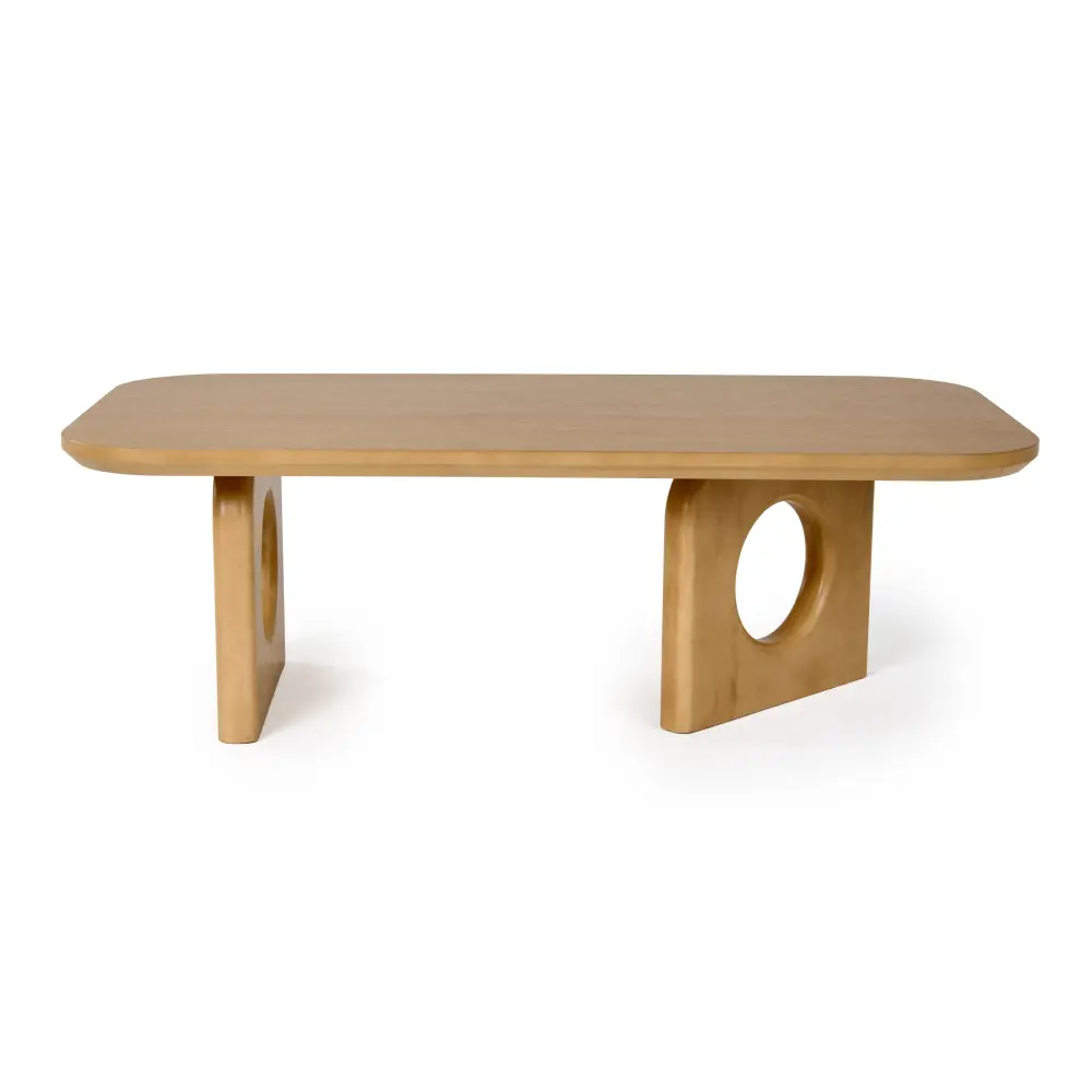 Nova Domus Oshana - Contemporary White Oak Coffee Table