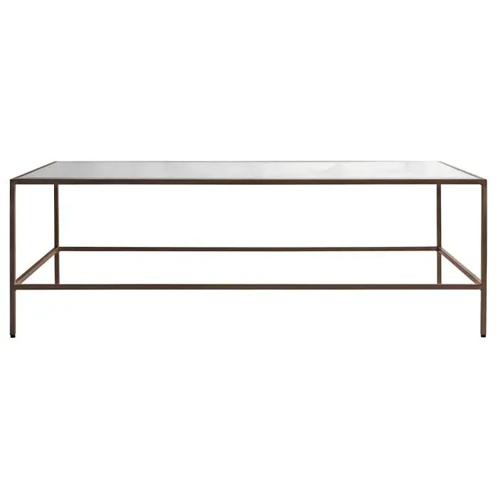 Rothbury Rectangular Coffee Table - Aged Rustic gold