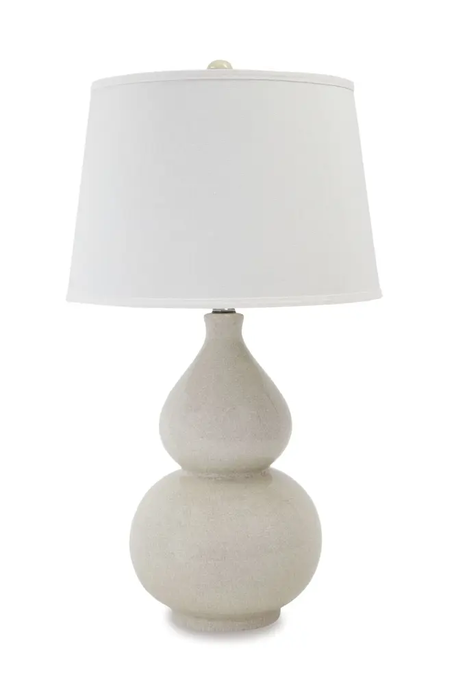 Saffi - Ceramic Table Lamp - Cream