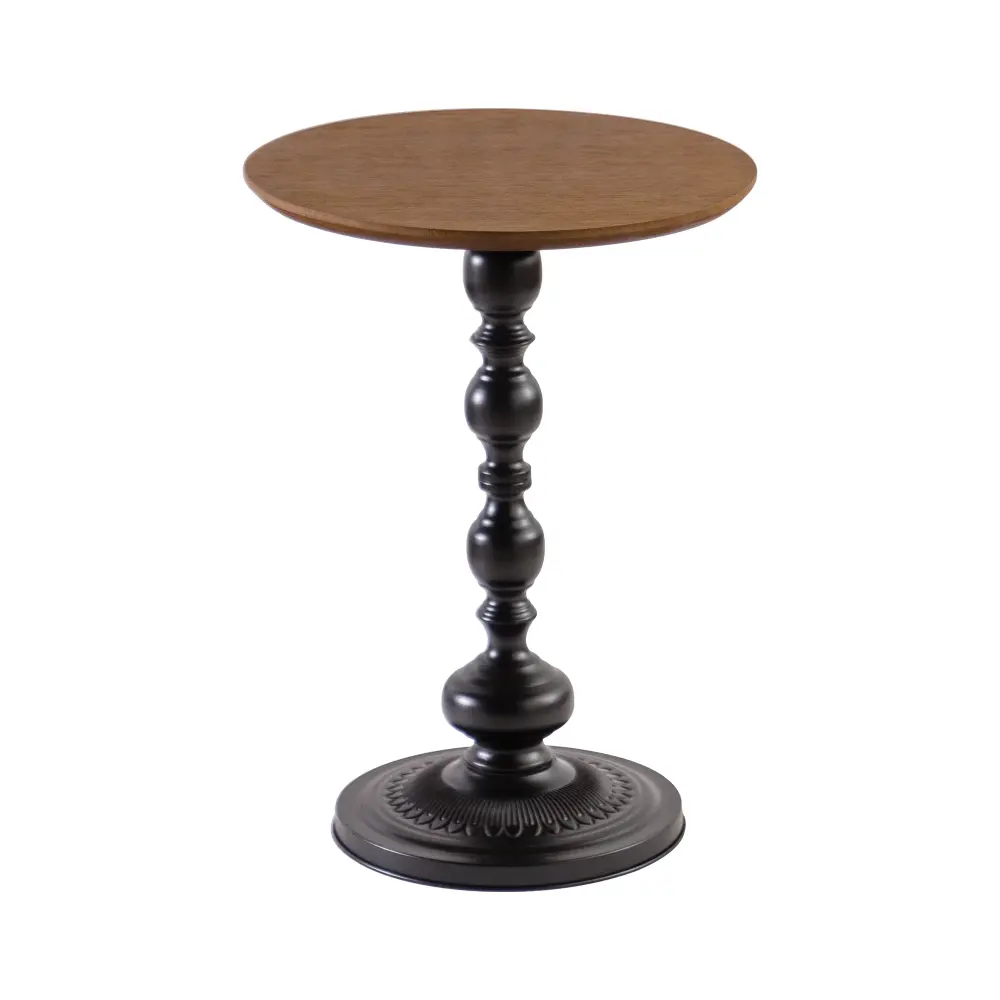 Savor Wood Top Round End Table #25031