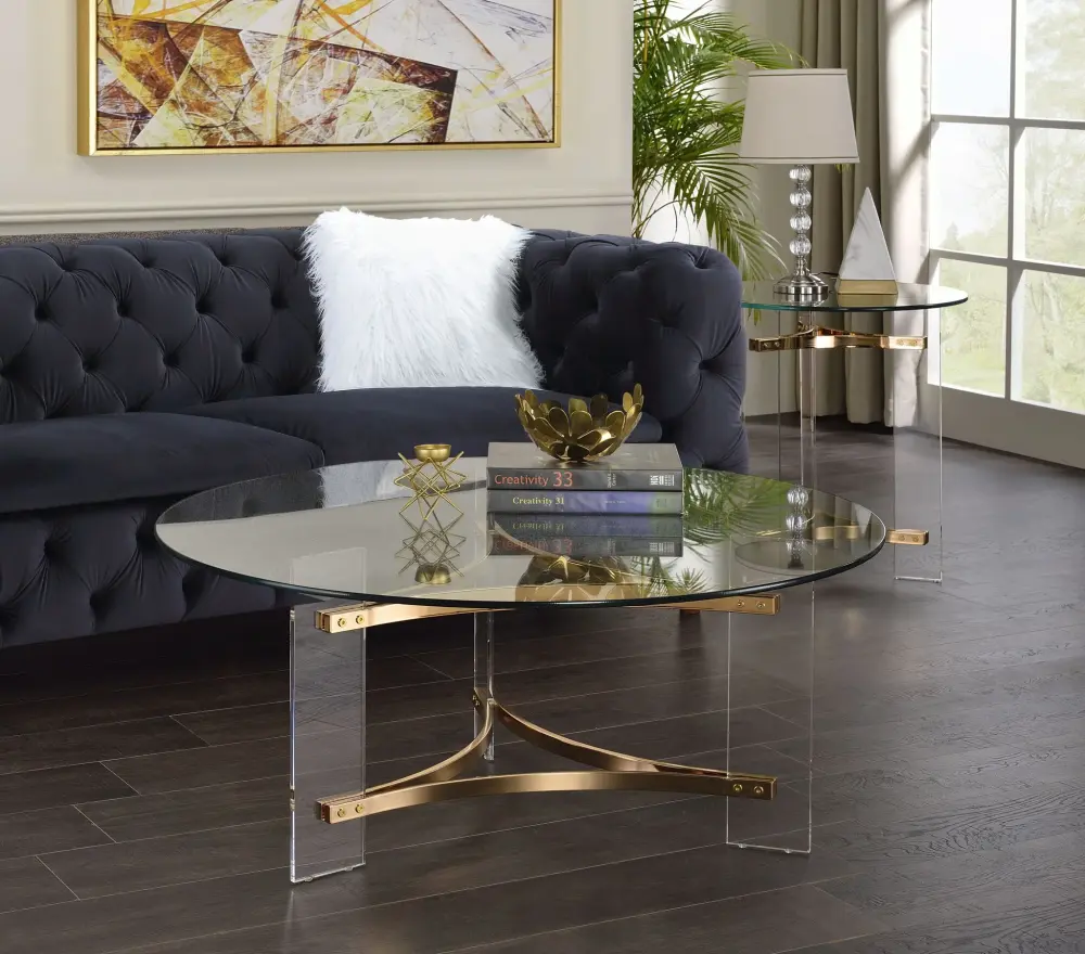 Sosi - Coffee Table - Golden