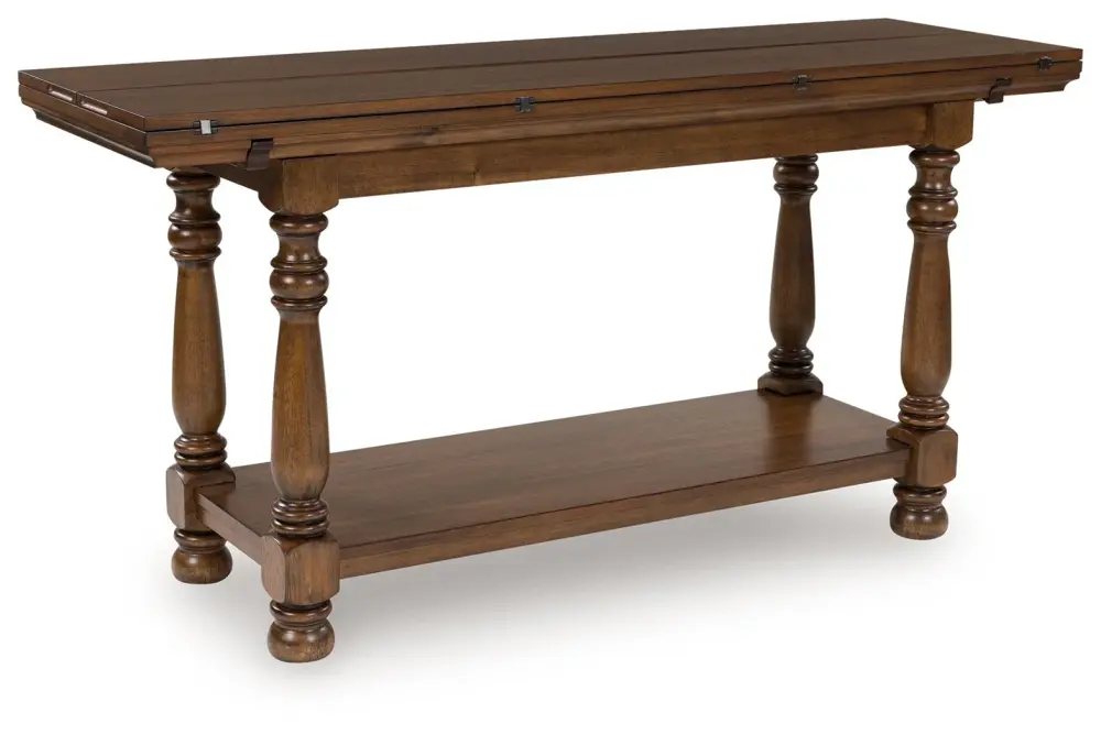 Sturlayne - Flip Top Sofa Table - Espresso