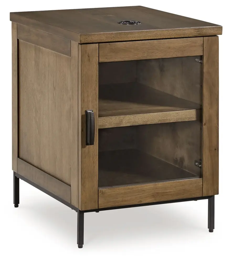 Torlanta - Chair Side End Table - Taupe