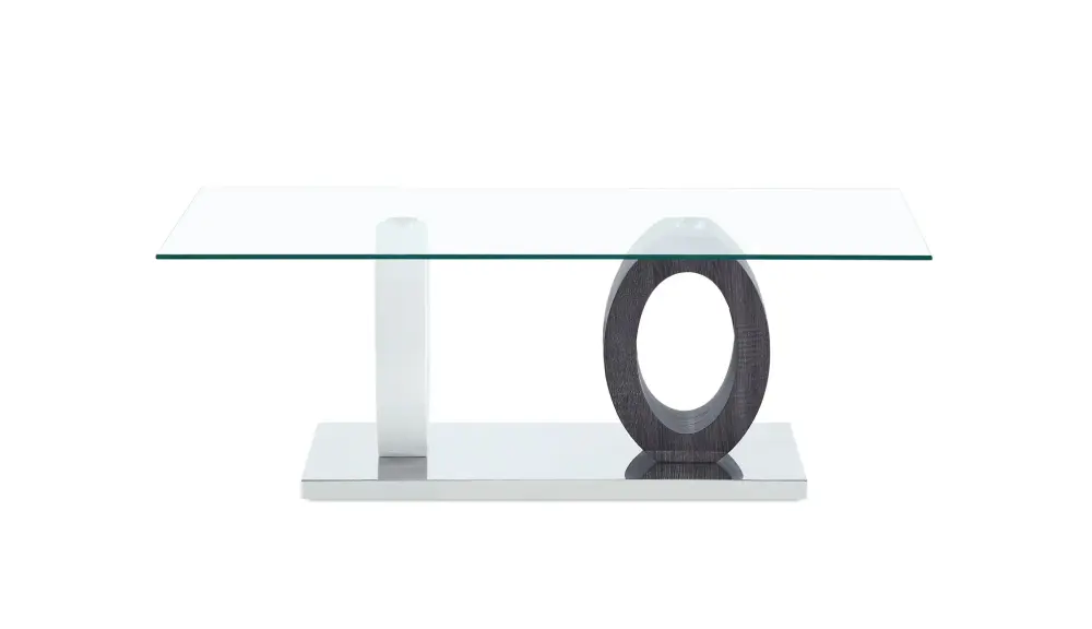 Tracker - Coffee Table - Chestnut / White