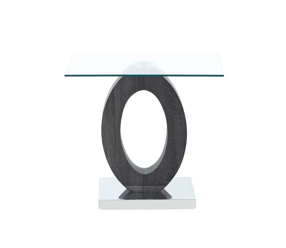 Tracker - End Table - Chestnut White
