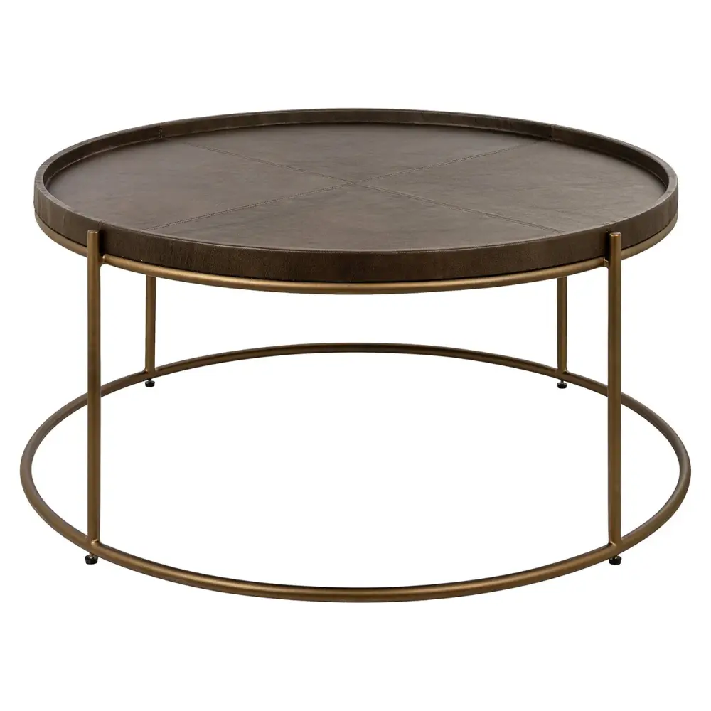 Zillon Round Coffee Table - Cocoa