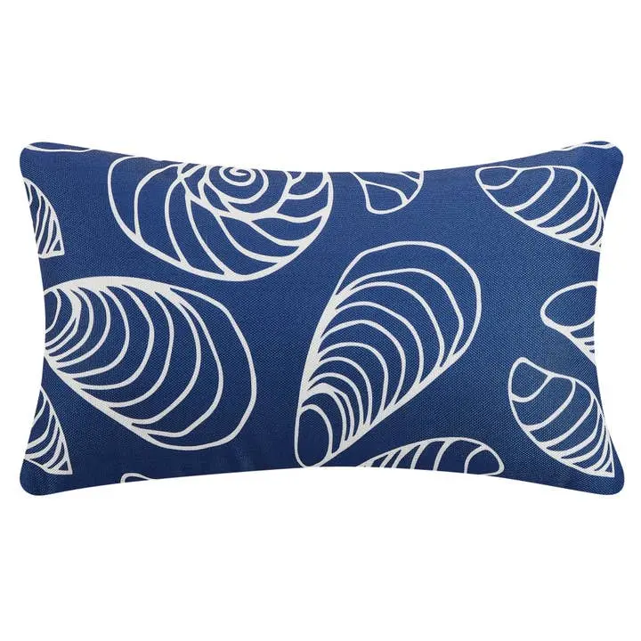 Beachcomber Lumbar Indoor/Outdoor Pillow- Kate Nelligan Cooling Gel Layer