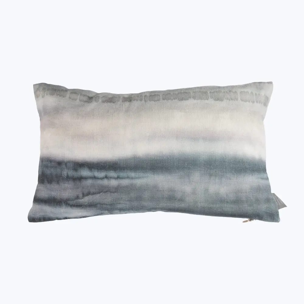 Gravity Linen Lumbar Pillow Tide