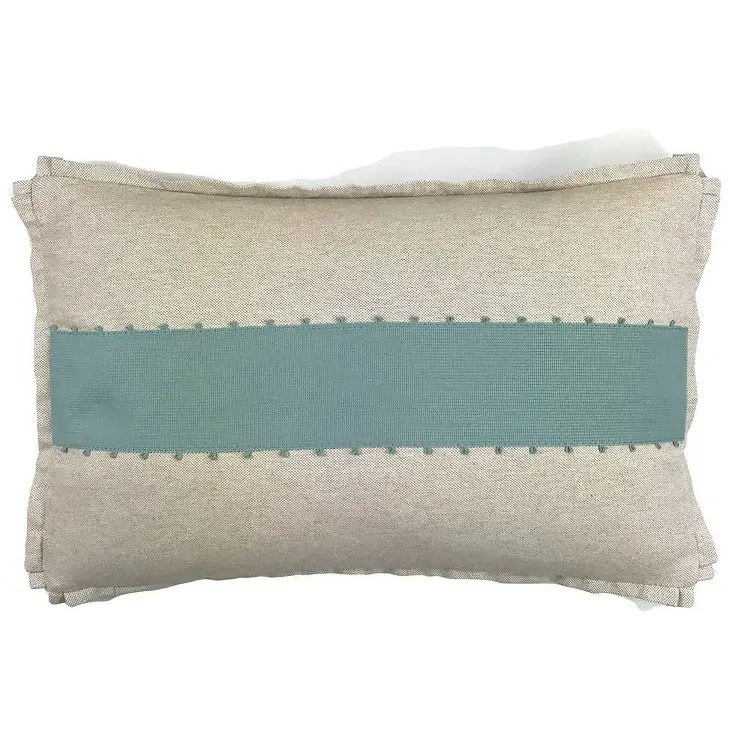 Premium Memory Foam April Mist w/ Cupcake Flange Lumbar Pillow