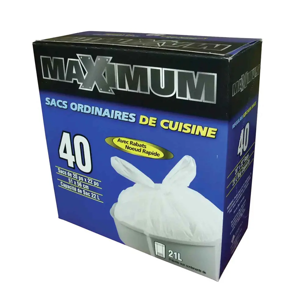 Regular Kitchen Bags, 20" x 22" (40 Units)