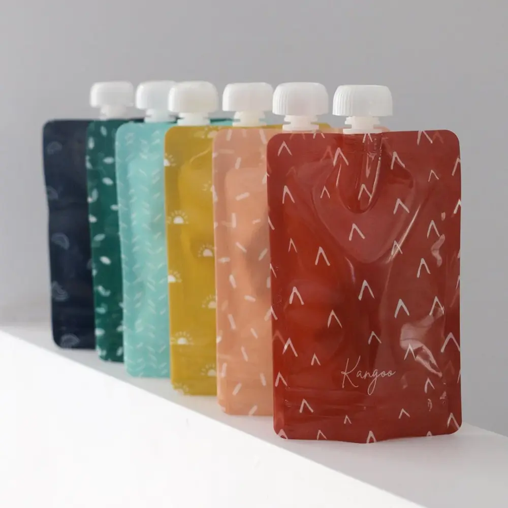 Reusable Food Pouches (6) - Boho